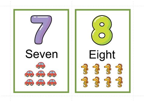 Printable Number Flashcards For Teaching Number Flashcards Number Flash Card For Teaching Number ...