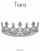 Diamond Tiara Pages Coloring sketch template