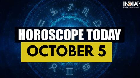 Horoscope Today, October 5: Librans to have a peaceful day, know about other zodiac signs – India TV