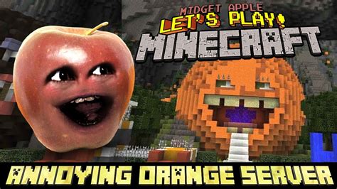 Midget Apple Let's Play Minecraft!!! (Annoying Orange Server!) - MotGame