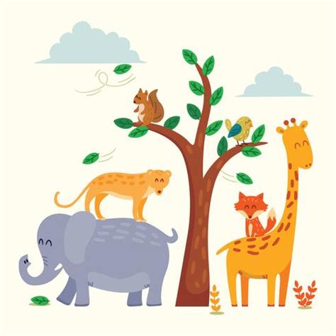 Animal Friends 230988 Vector Art at Vecteezy