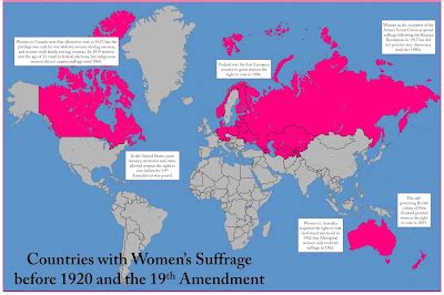 GIS Research and Map Collection: Mapping Women's Suffrage Around the World