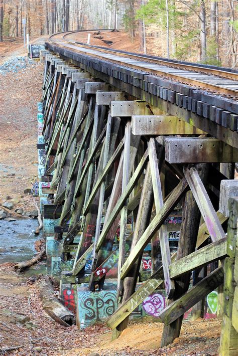 Trestle Bridge - side | The old trestle bridge behind Wilson… | Flickr