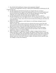 How did the fish breathing rate change as the temperature changed.docx ...