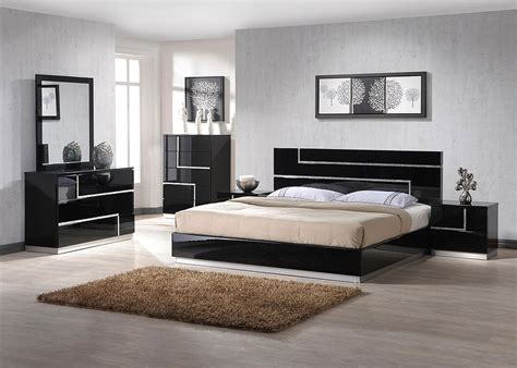 Modern Bedroom Set with Beautiful Crystals | Modern Bedroom Furniture