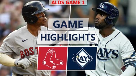 Boston Red Sox vs. Tampa Bay Rays Highlights | ALDS Game One (2021) - YouTube