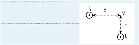 Solved Calculate the strength of the total magnetic field at | Chegg.com