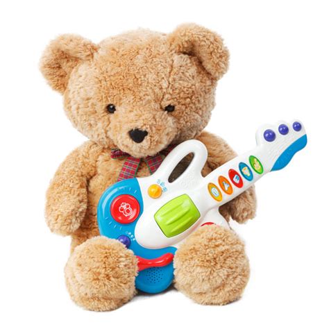 Teddy Bear With A Guitar Free Stock Photo - Public Domain Pictures