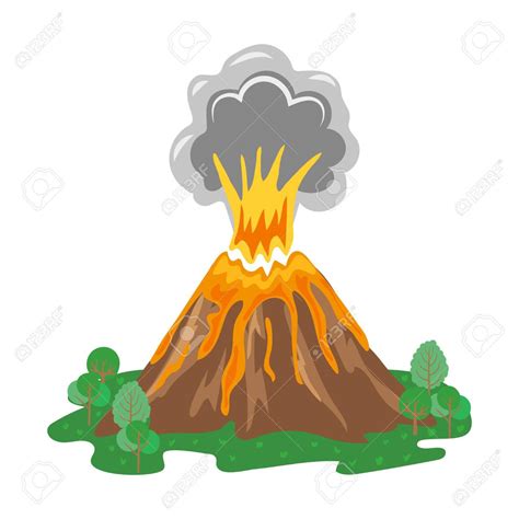 Volcano Clipart Free | Free download on ClipArtMag