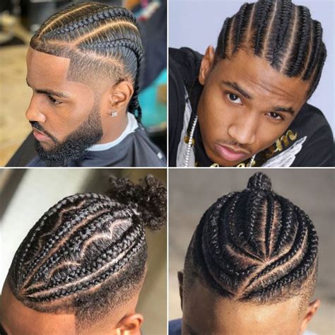 35 Best Cornrow Hairstyles For Men (2020 Braid Styles) | Cornrow hairstyles for men, Cornrow ...