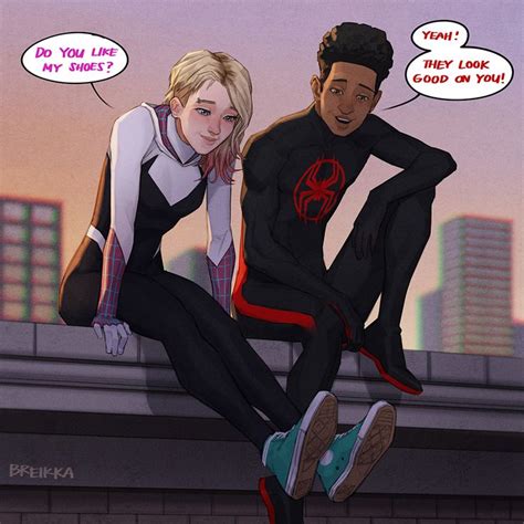 breikka ️ on Twitter | Spiderman and spider gwen, Miles spiderman, Gwen spiderman