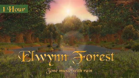 Elwynn Forest Music & Rain Ambience (1 hr, World of Warcraft) for Relaxing, Sleep, Meditation ...