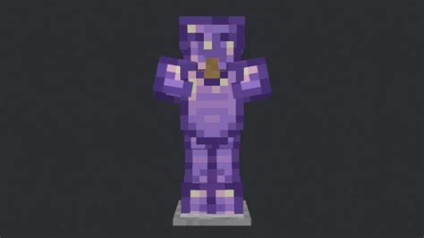 Amethyst Armor [OPTIFINE REQUIRED] Minecraft Texture Pack