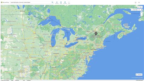 South Burlington Vermont Map - United States