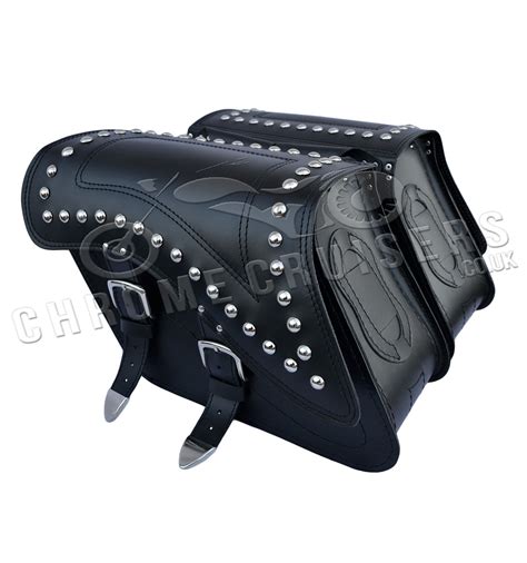 Motorcycle leather saddlebags - Yamaha (all models) - Chrome Cruisers