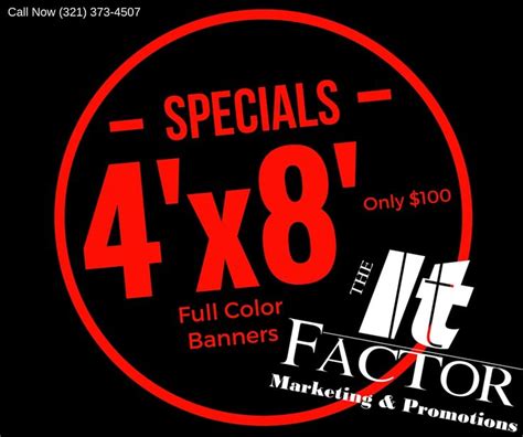 4' x 8' Full Color Banners Only $100 | Banner, Marketing, Color