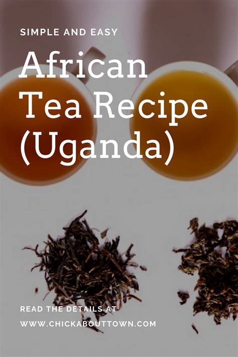 2 Delicious African Tea Recipes: Osang Drink & Spiced East African Milk Tea (Chai) • Chick About ...