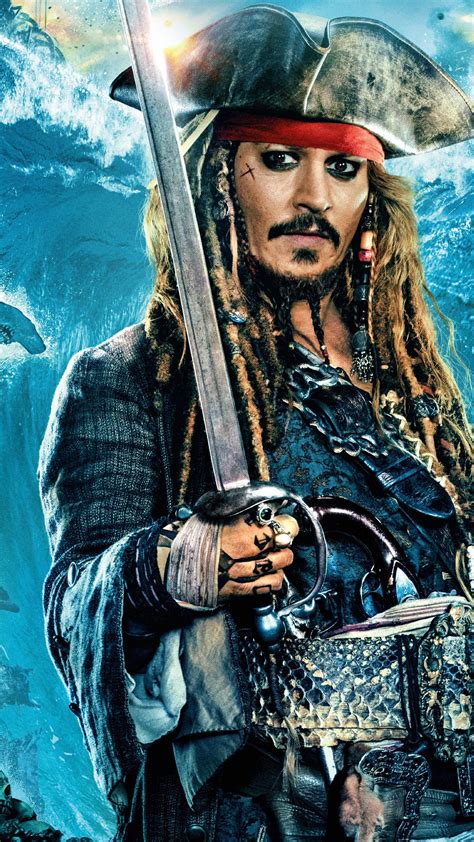 Great Jack Sparrow 8K Wallpaper PNG