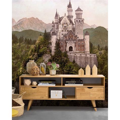 The Fairytale Castle Wallpaper, wall mural - ColorayDecor.com