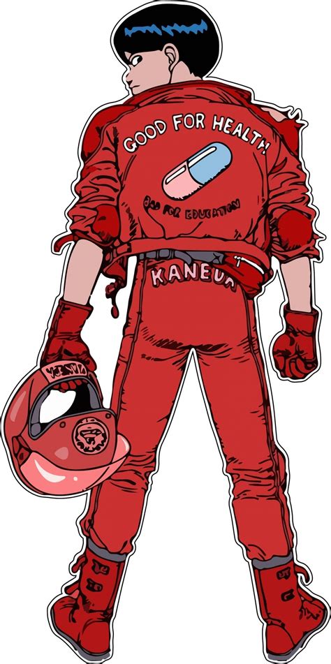 Akira Kaneda Capsules Caps Bikers Vinyl Sticker - AG Design