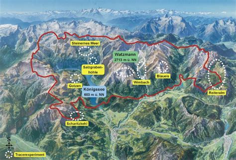 Berchtesgaden National Park Map - Gwerh