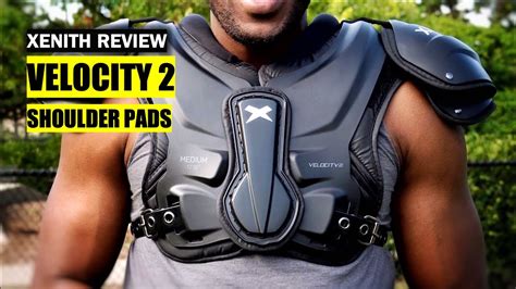 Xenith Velocity 2 Shoulder Pad Review - YouTube