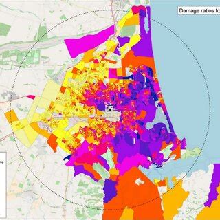 Spatial distribution of earthquake damage-to-value ratios in... | Download Scientific Diagram