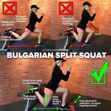 Bulgarian split squat | Workout programs, Squat workout, Lower body workout