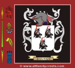 Booth family crest and meaning of the coat of arms for the surname Booth, Booth name origin