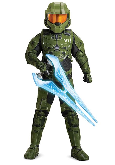 Kid's Halo Infinite Master Chief Prestige Costume | Video Game Costumes