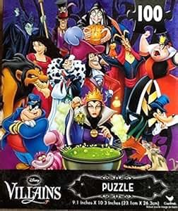 Amazon.com: Disney Villains Jigsaw Puzzle 100 Pieces: Toys & Games