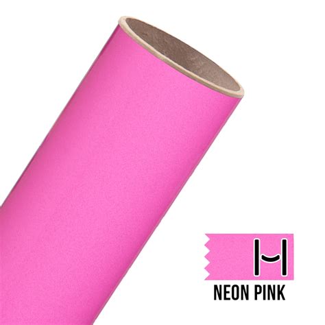 Glitter Adhesive Vinyl - Neon Pink | Happy Crafters Canada