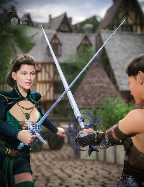 Dueling Swords | Daz 3D