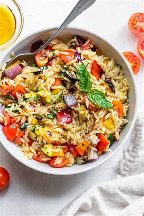 Grilled Vegetable Orzo Pasta Salad – HouseholdCooking.com