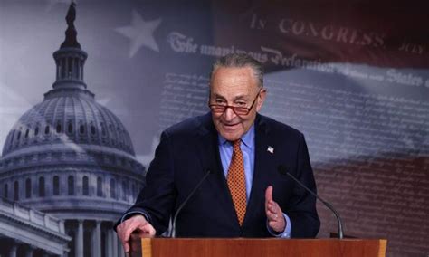 Senate Majority Leader Schumer Urges Protesters to Remain Peaceful After Trump Arraignment | The ...