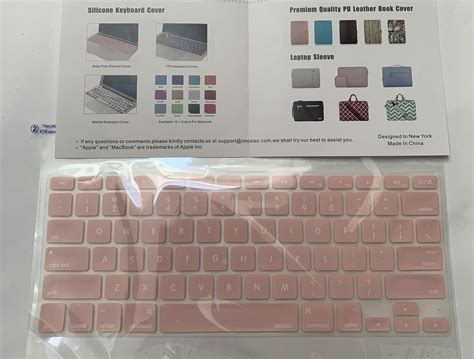 Pink Apple Laptop Keyboard