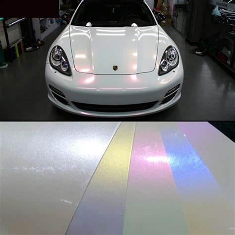 Aliexpress.com : Buy 2015 hot sale 1.52x20m(5x65) glossy finish pearl white chameleon vinyl film ...