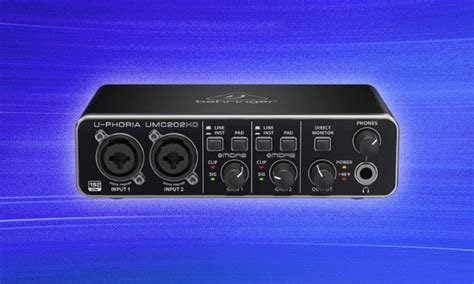 Behringer U-PHORIA UMC202HD Review — VILARCORP