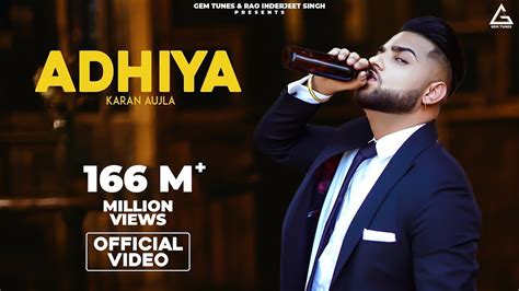 ADHIYA LYRICS-Karan Aujla-Punjabi Song - Latest Bangla And Hindi Song Lyrics