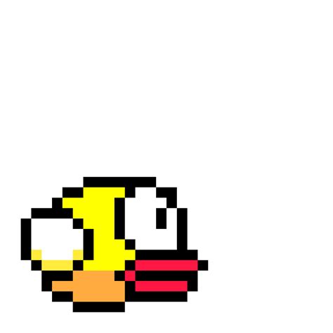 Flappy Bird Pixel Art PNG Image Transparent Background