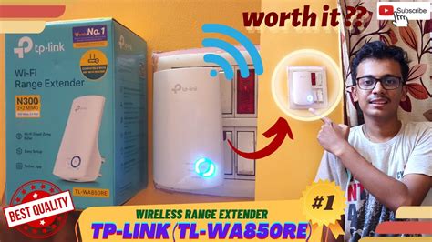 TP-Link (TL-WA850RE) Single Band Wi-Fi Range Extender Unboxing & Setup Guide. | Explained! - YouTube