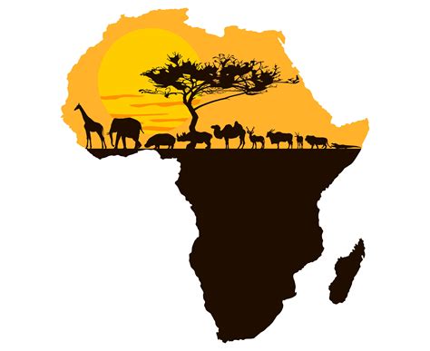 Africa Map Concept Art