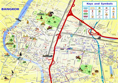 Bangkok – where to stay and what is worth a visit ? | Bangkok map ...