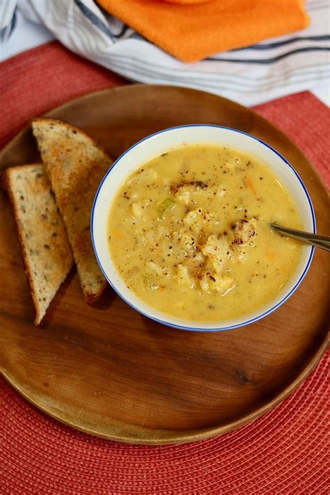 Incredible Roasted Vegan Cauliflower Soup (Easy Recipe) - The Cheeky Chickpea