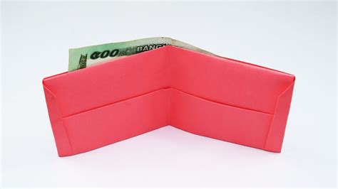 How to Make a Paper Wallet - DIY Origami Wallet instructions - YouTube