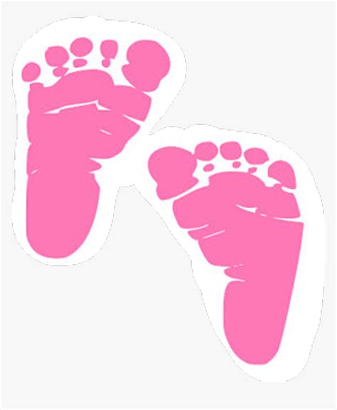 Pink Baby Footprint Png Free Transparent Clipart Clipartkey | My XXX ...