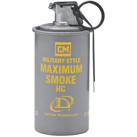 Maximum HC Smoke Military-Style Canister - Defense Technology