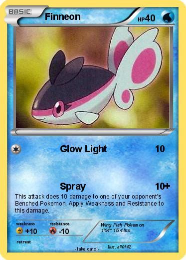 Pokémon Finneon 12 12 - Glow Light - My Pokemon Card