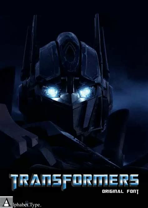 Transformers Movie Font | Alphabet & Type Typography & Graphic | FontSpace