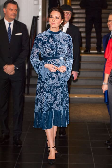 Kate Middleton Wears a Velvet, Floral Erdem Dress for Her Last Night in Sweden | Vanity Fair